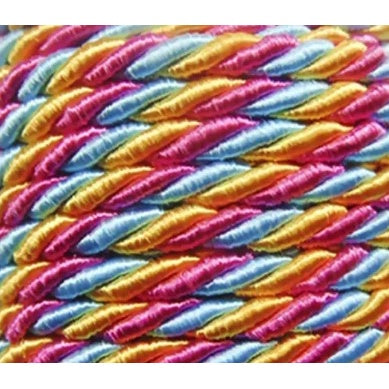 CORDÃO SÃO FRANCISCO MESCLADO 4MM - ROLO COM 10 METROS