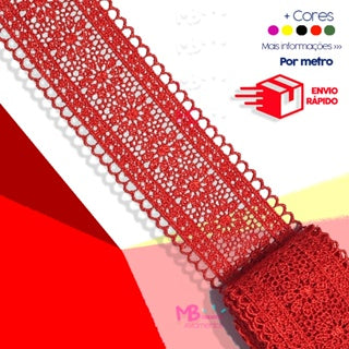RENDA GUIPIR CHL 419 - 4 cm - Por metro