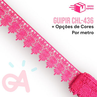 RENDA GUIPIR  CHL 436 - 6cm - Por metro