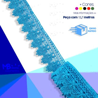 RENDA GUIPIR CHL 156 - 5,5 cm - Peça com 13,7 Metros