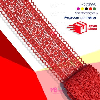 RENDA GUIPIR CHL 419 - 4 cm - Peça com 13,7 metros