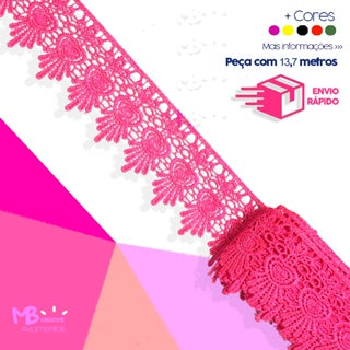 RENDA GUIPIR  CHL 436 - 6cm - Peça com 13,7 Metros