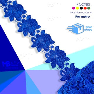 RENDA GUIPIR  CHL 443 - 6,5 cm - Por metro