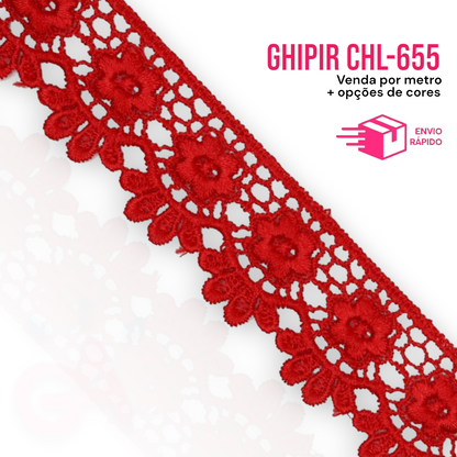 RENDA GUIPIR  CHL 655 - 3,5 cm - Por metro