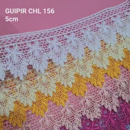 RENDA GUIPIR CHL 156 - 5,5 cm - Peça com 13,7 Metros